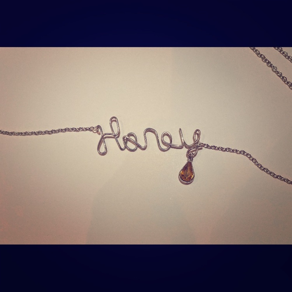 CUSTOM made name or word necklace